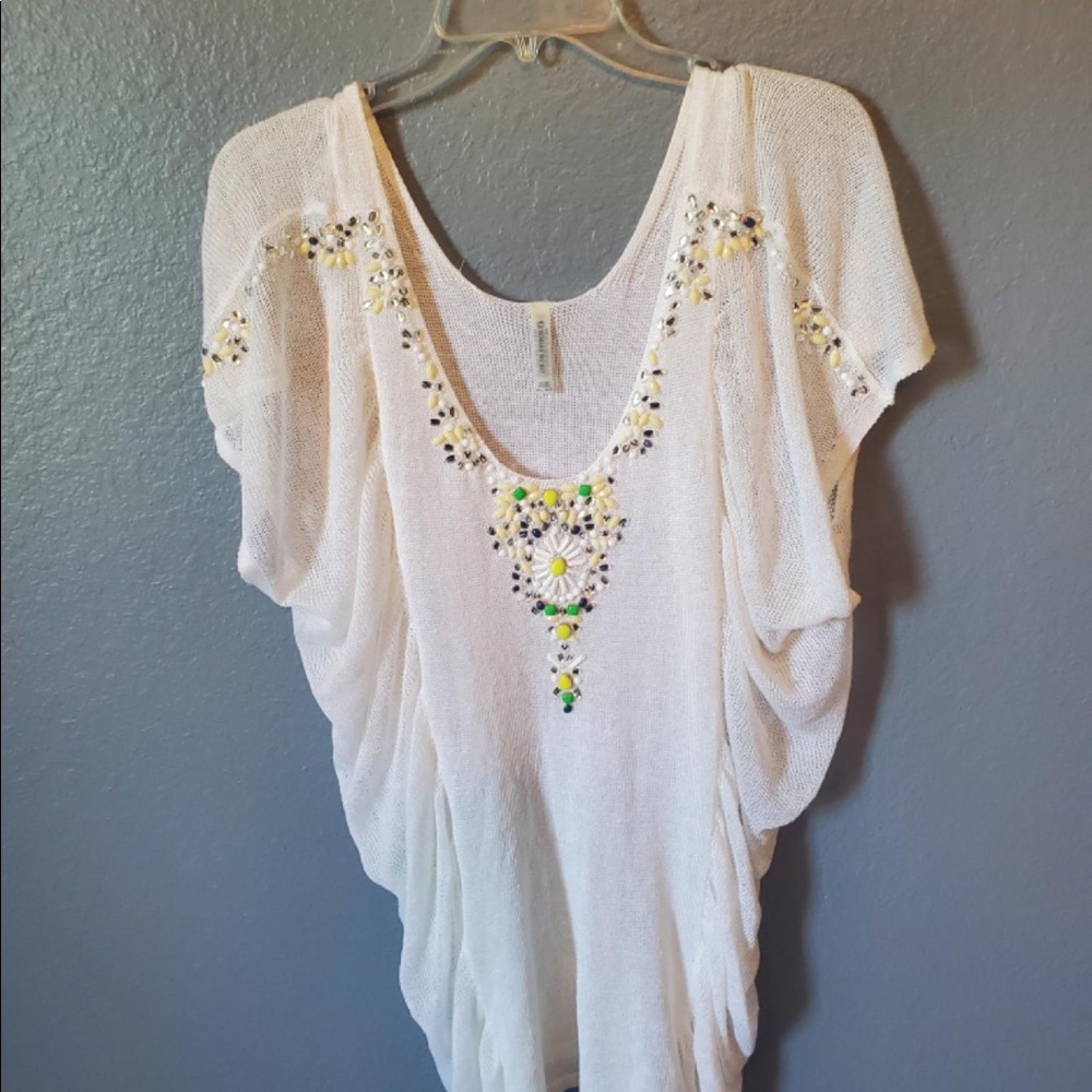 Victoria’s Secret Beach/Pool Coverup with Beaded Detail - Size M/L